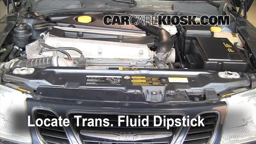 2005 Saab 9-5 Arc 2.3L 4 Cyl. Turbo Sedan Transmission Fluid Check Fluid Level